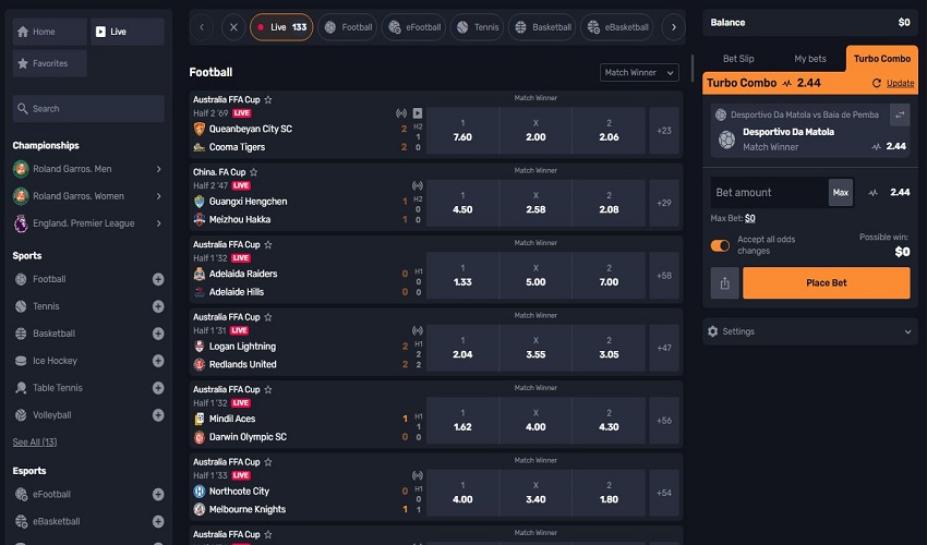 شرط بندی زنده (Live Betting) در لانا کازینو